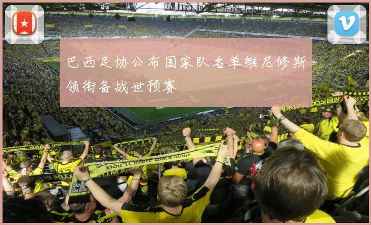 巴西足协公布国家队名单维尼修斯领衔备战世预赛